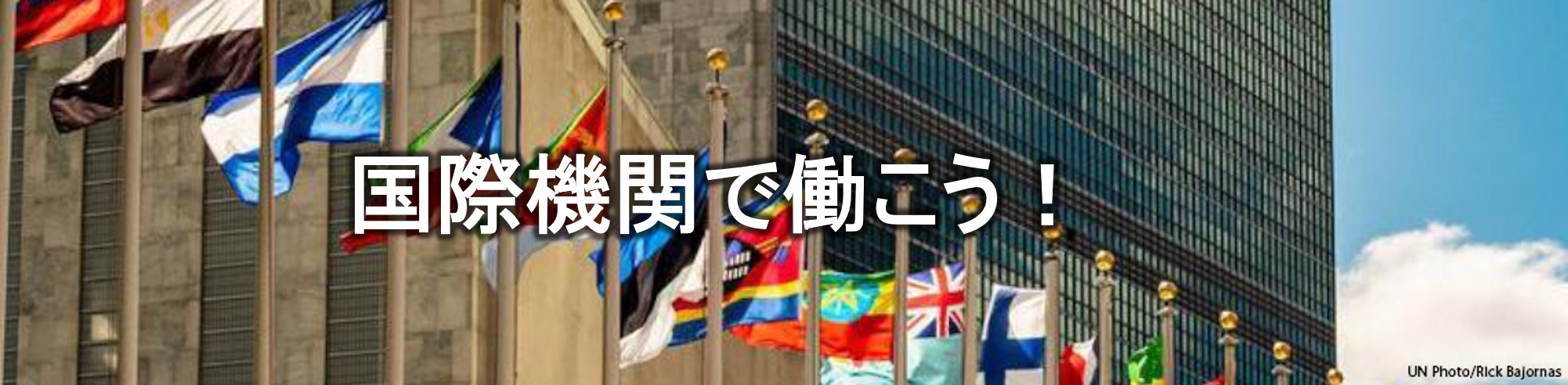 国際機関で働こう！